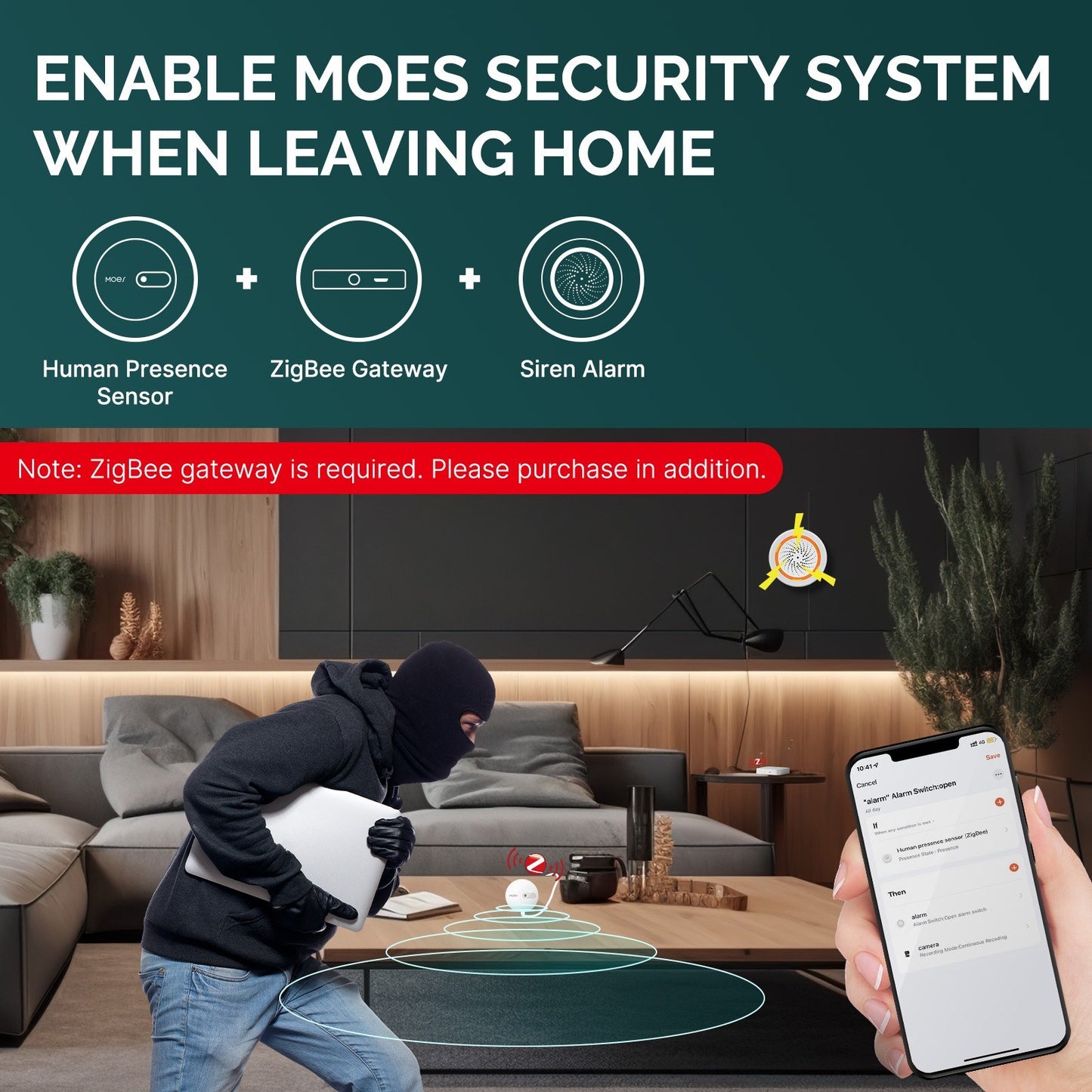 Tuya Zigbee High Accuracy Human Presence Detector Device