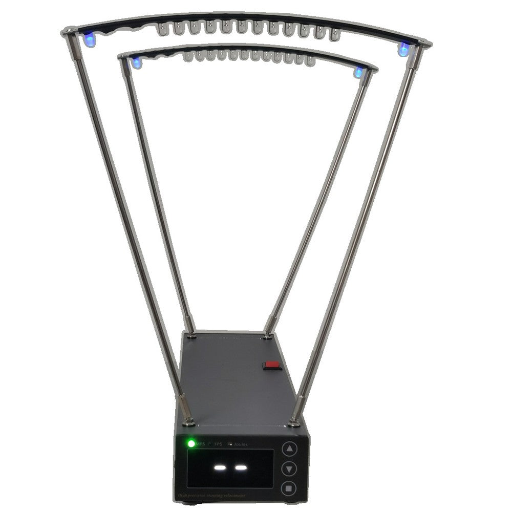 Professional Aluminum Alloy Bow Speedometer 0-2000MPS - Canopy-type Velocity Measurement Tool