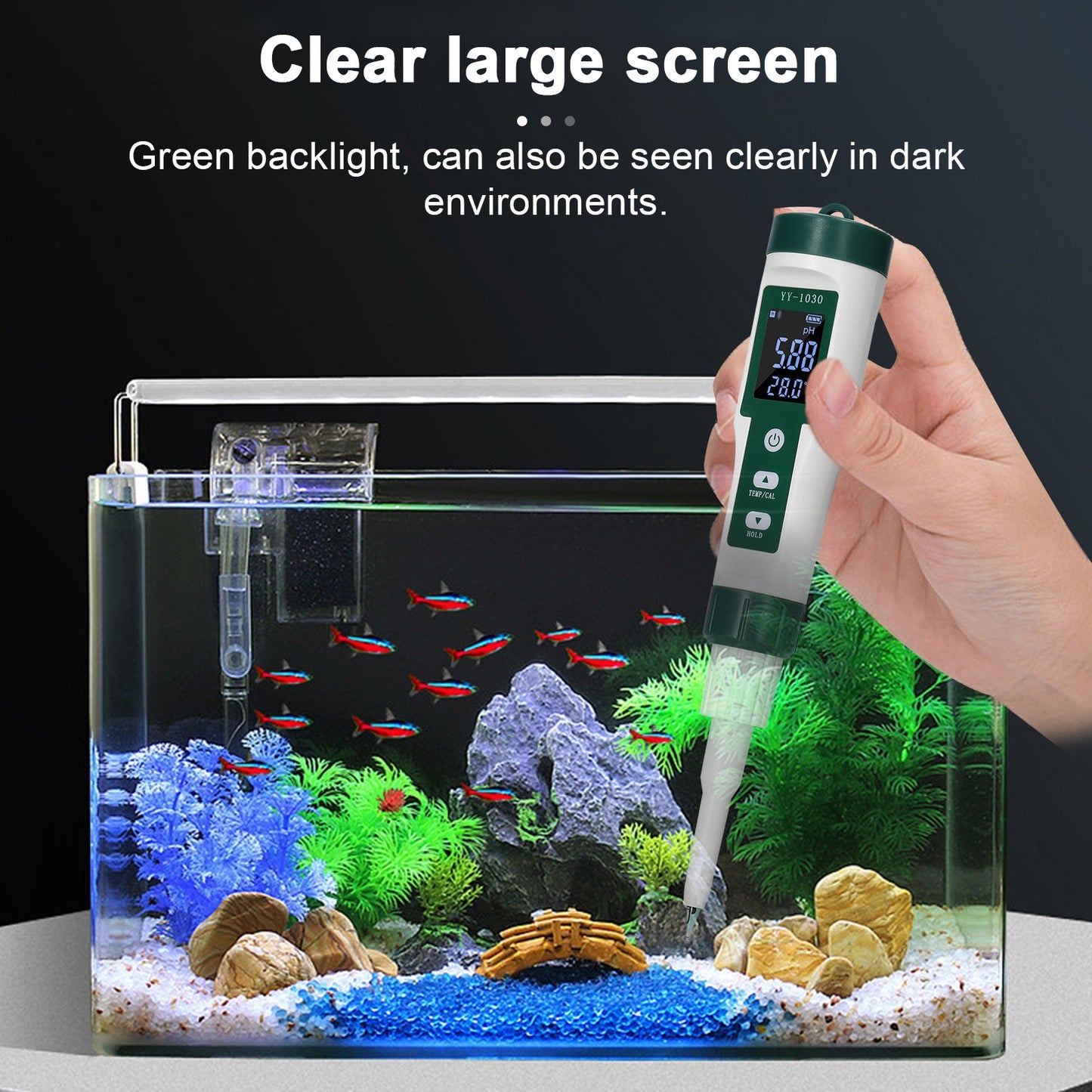 Digital pH Meter for Baby Food, Dough, Cheese, Cosmetics, and Soil - Model YY-1030