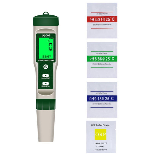 10-in-1 Multifunctional Digital Water Quality Tester - Portable High Accuracy PH/TDS/EC/Salinity/ORP/H2/S.G/Temperature/Nutrient Concentration/Resistance Pen with Backlight