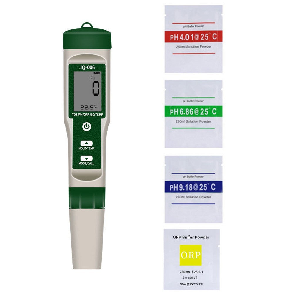 10-in-1 Multifunctional Digital Water Quality Tester - Portable High Accuracy PH/TDS/EC/Salinity/ORP/H2/S.G/Temperature/Nutrient Concentration/Resistance Pen with Backlight