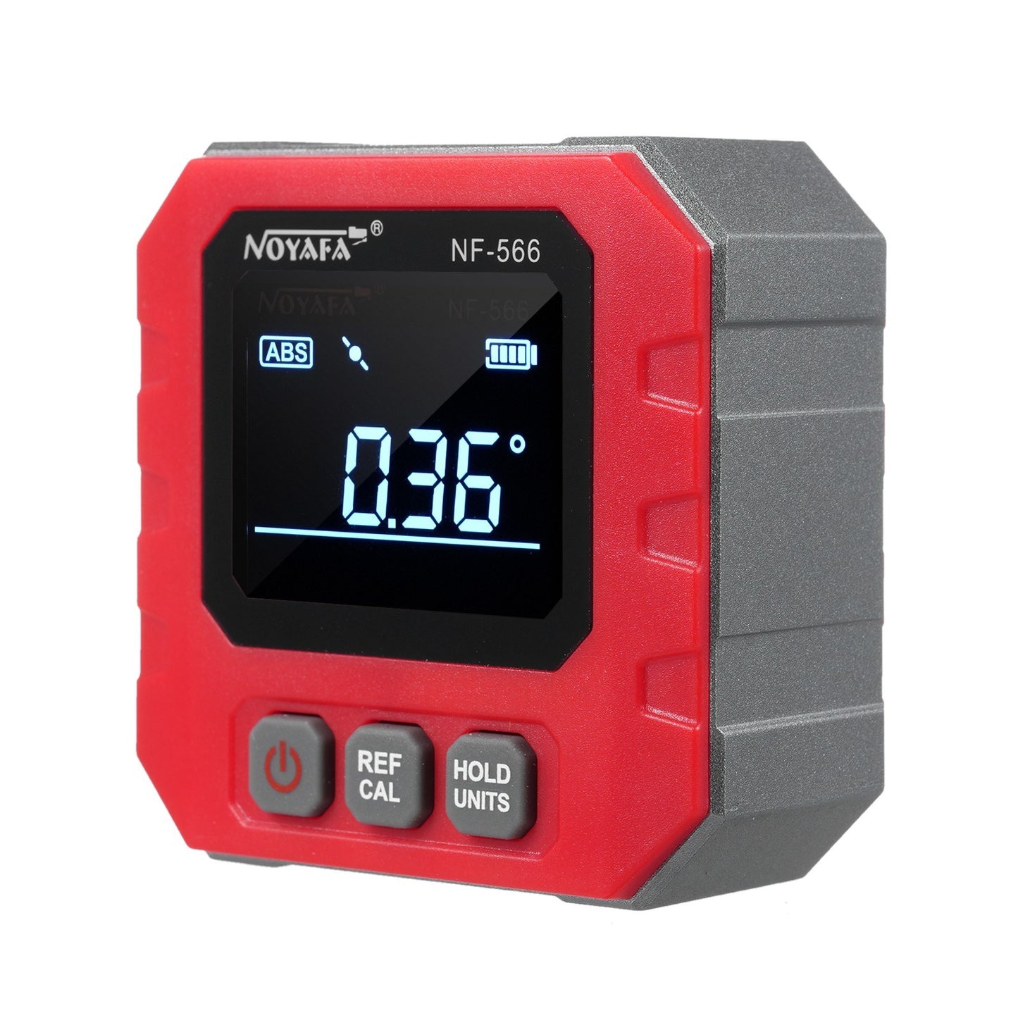 Portable Digital Inclinometer 4*90° Backlight Protractor with Data Hold & Five-side Magnetic Functionality