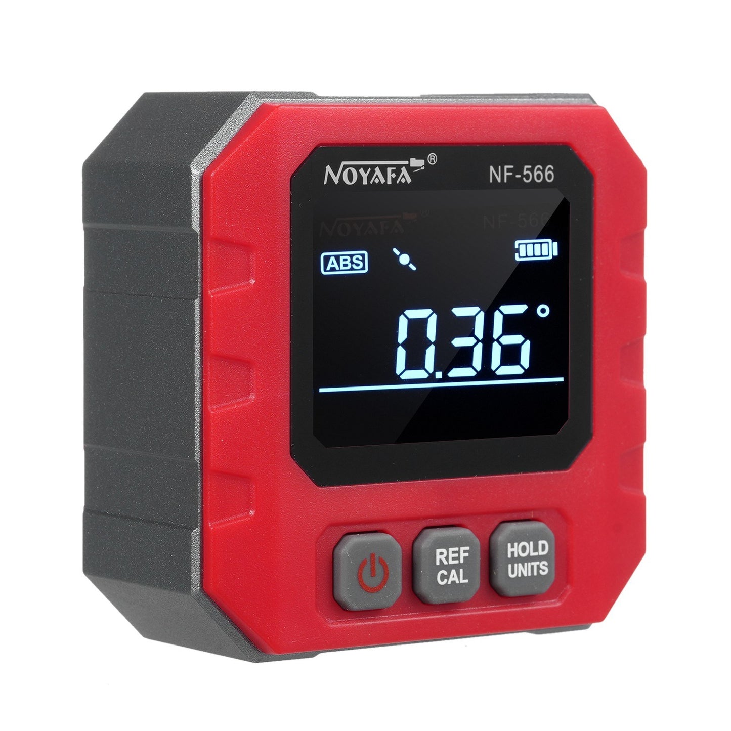Portable Digital Inclinometer 4*90° Backlight Protractor with Data Hold & Five-side Magnetic Functionality