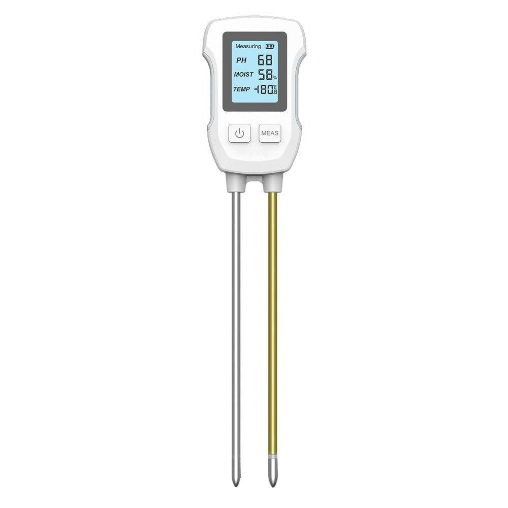 3-in-1 Soil pH, Temperature & Humidity Meter for Indoor Plants - Gardening Cultivation Tool