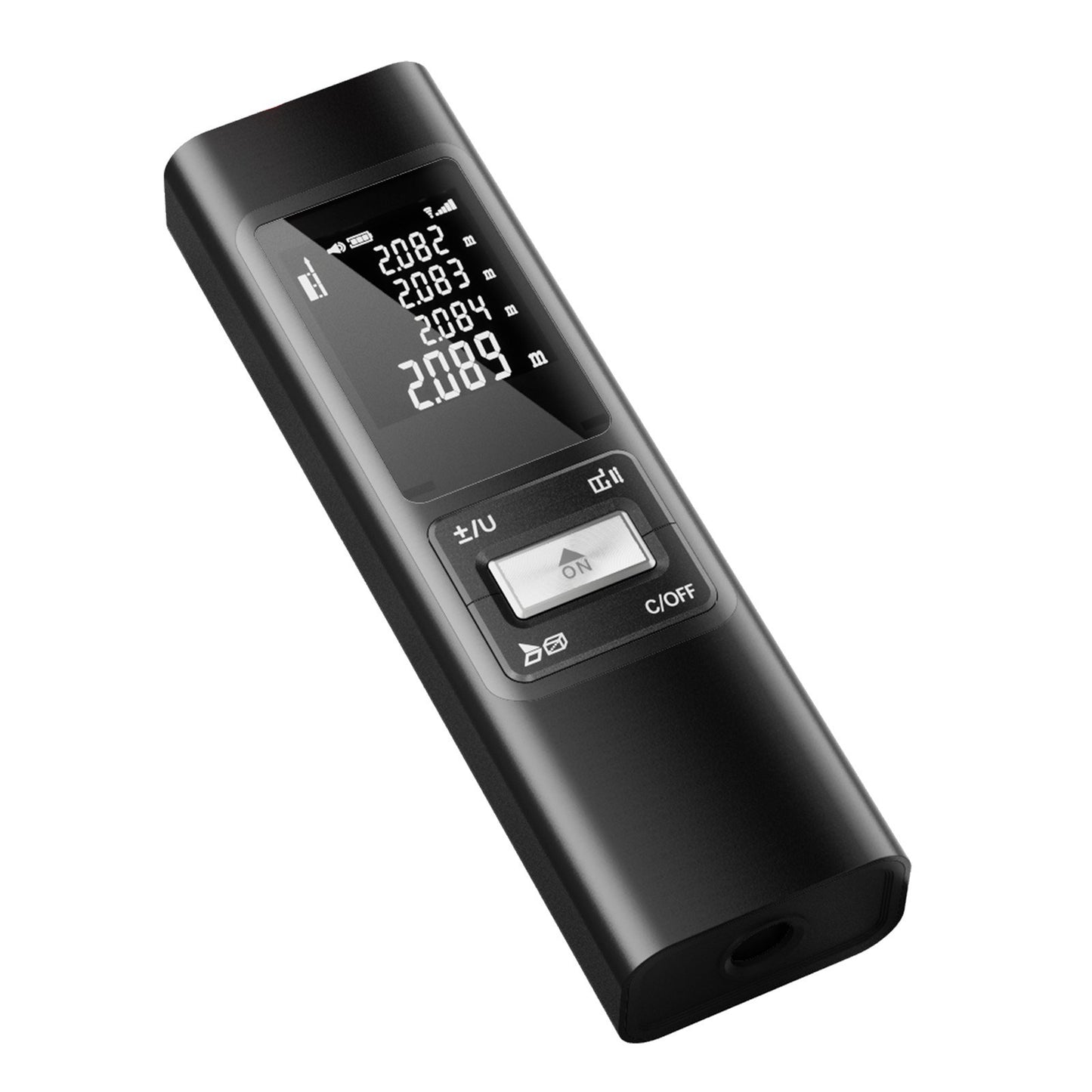 Rechargeable S40 Laser Distance Meter 40M, High Precision ±2mm Digital Rangefinder with Fast 0.1s Measurement, Aluminium Alloy Shell for Indoor Length, Area, Volume Measurement