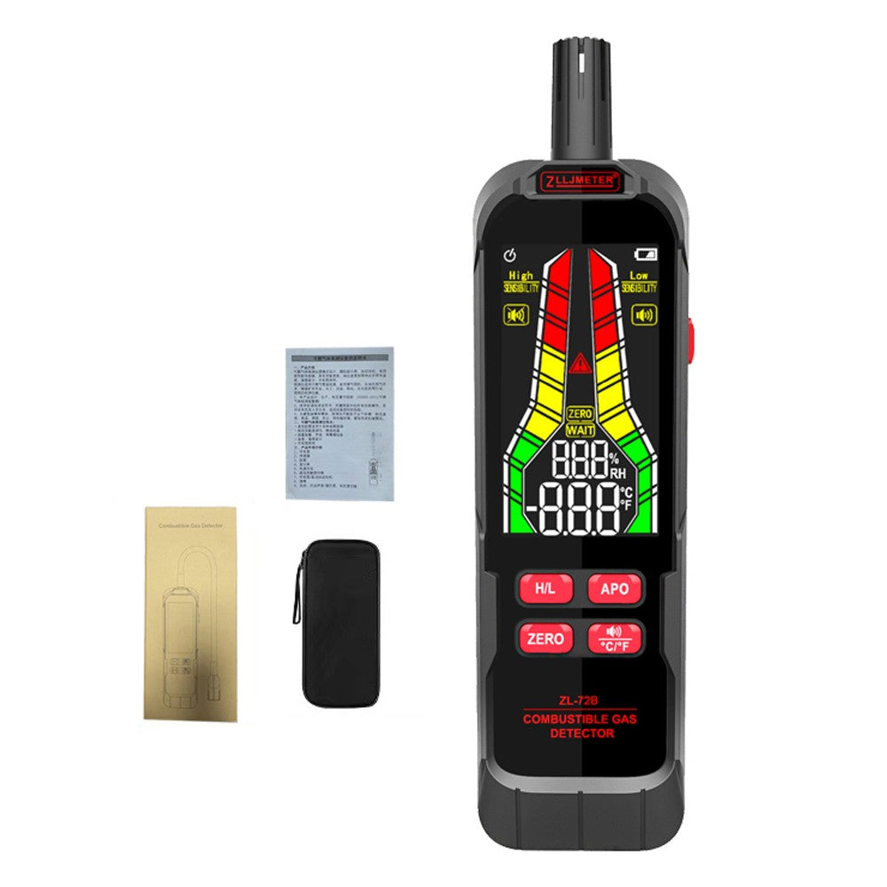 Portable Combustible Gas Leak Detector with Sound & Light Alarm