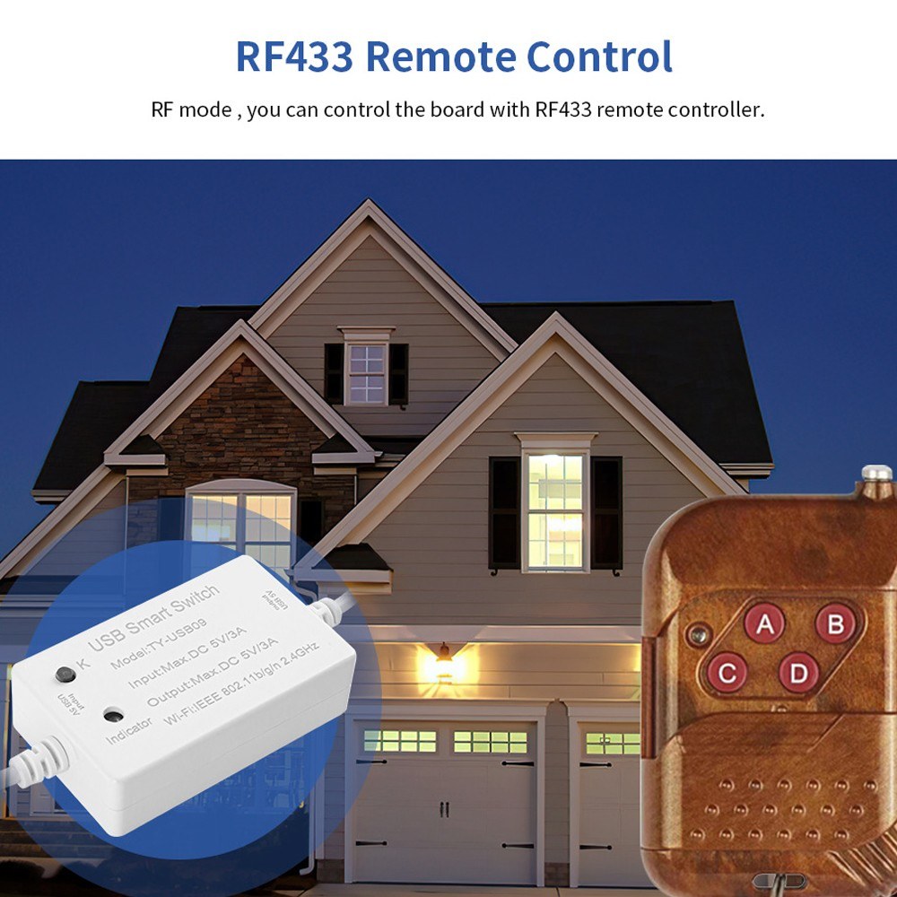 Tuya WiFi Smart Circuit Breaker Module Switch RF433 | Remote App Control Compatible with Alexa & Home Voice Control