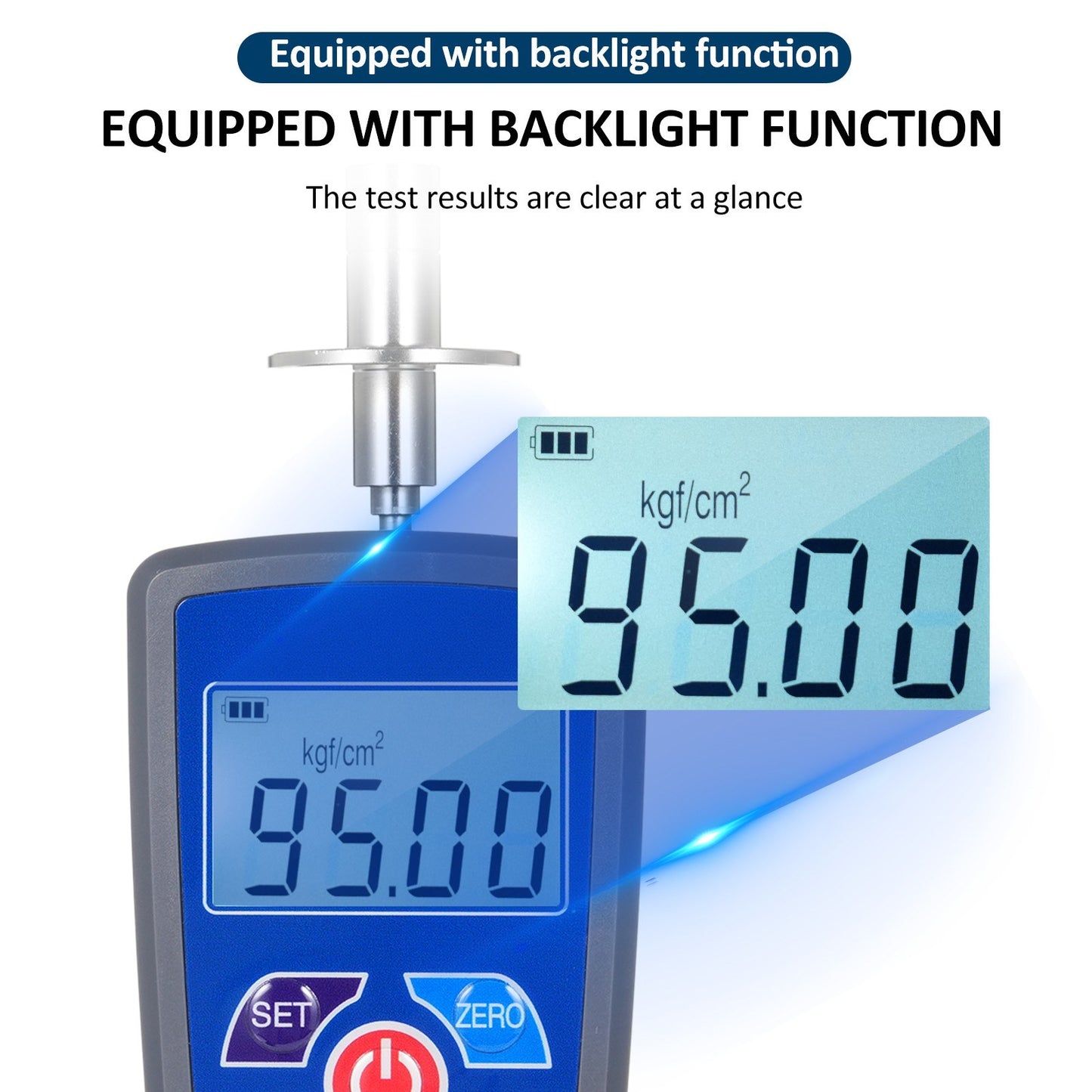 Digital Fruit Hardness Tester GY-M15 - Mini Penetrometer with 0.2-15 Kgf/cm² Range, 0.01 Kgf/cm² Load Division, Φ11.1mm Pressure Head