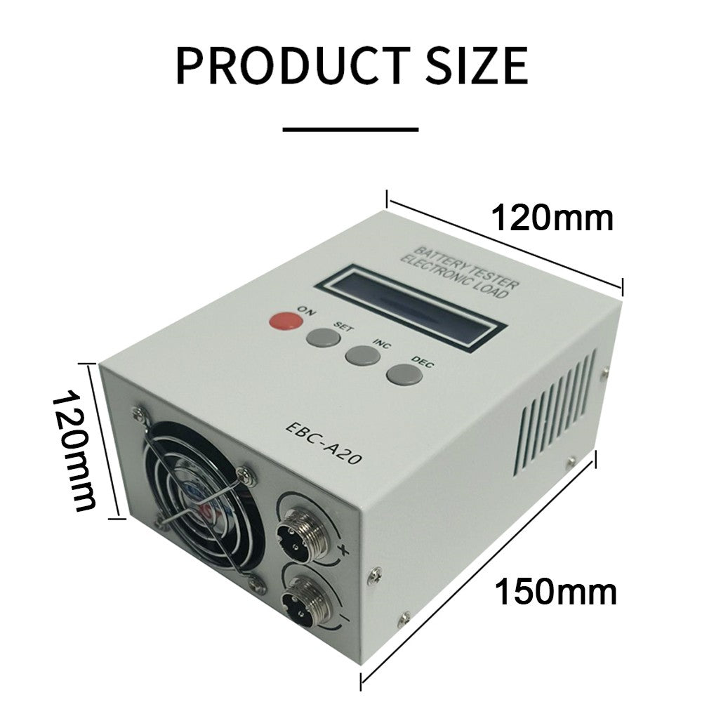 Digital LCD Battery Capacity Tester with High Power Internal Resistance Measurement