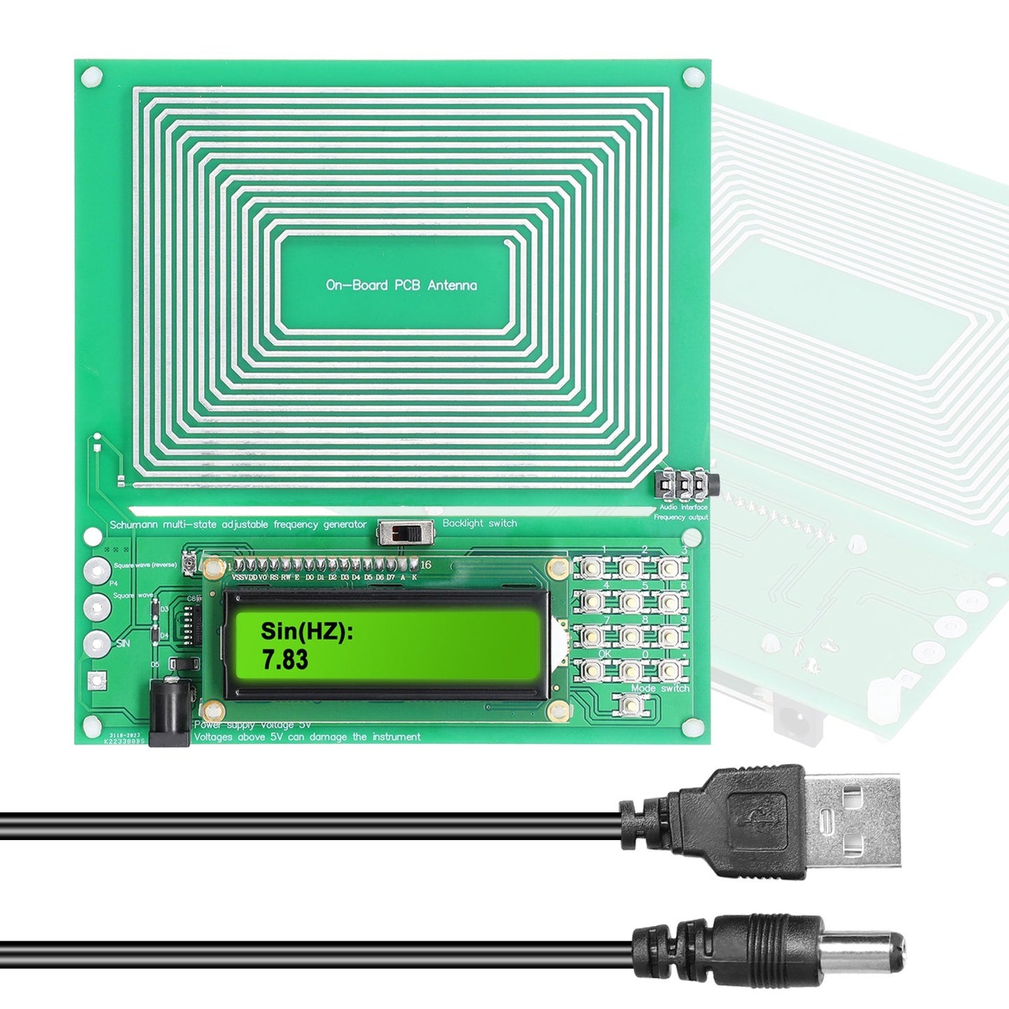 Ultra-Low Frequency PulseWave Generator: Adjustable 0.001Hz-200KHz Schumann Resonance Audio Resonator