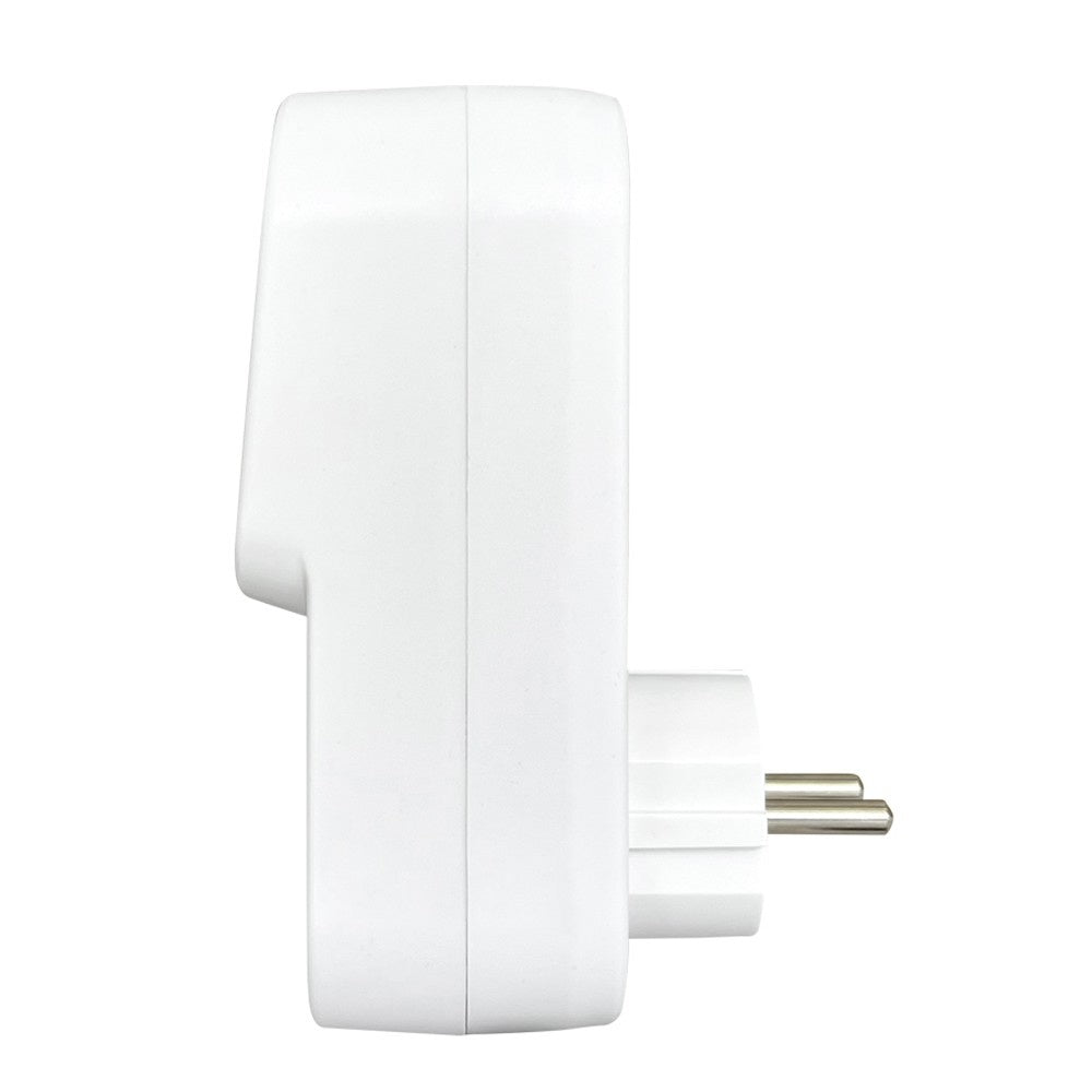 Multifunctional LED Display Voltage & Current Protector Socket with Auto Reset for Refrigerators