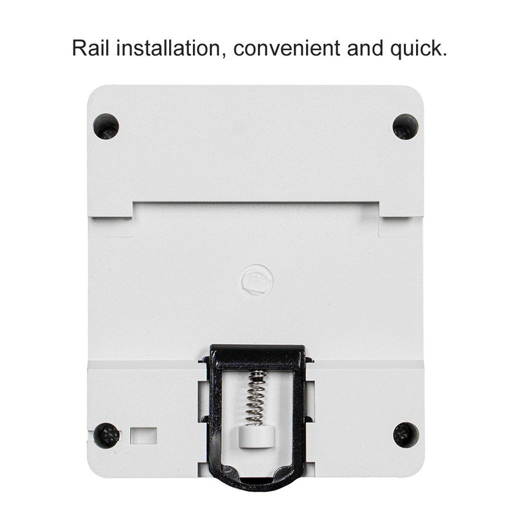 Tuya WiFi Smart Solar Meter Breaker Timer Multi-Functional Bidirectional Hour Meter for Home Electronics Remote Control