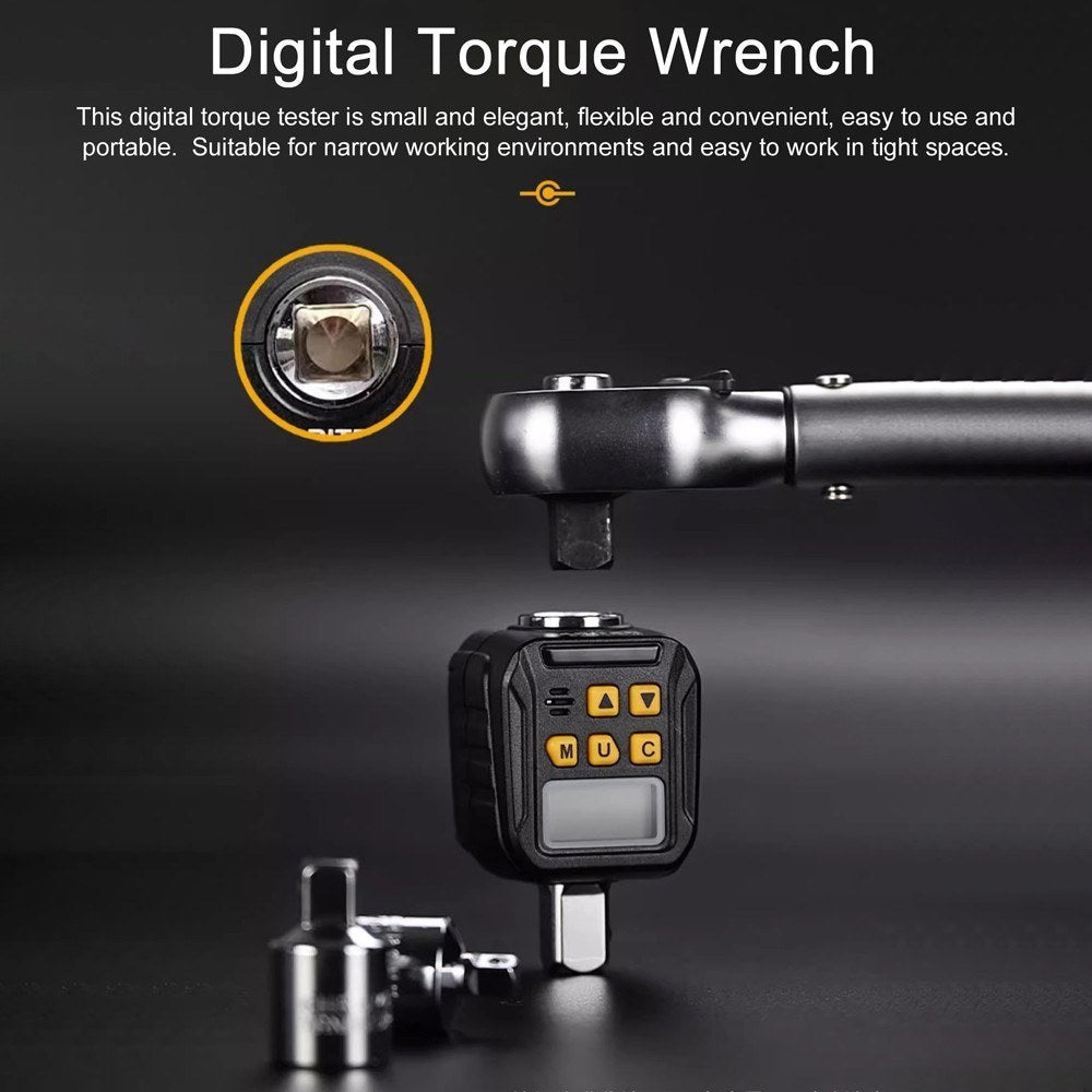 Digital Torque Wrench Tester with Backlight & Alarm, Dual Modes, 4 Units (1.5-30Nm, ATE-30)