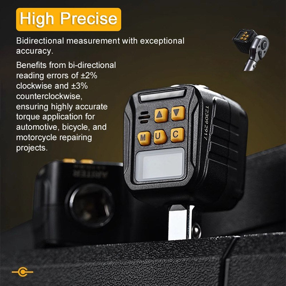 Digital Torque Wrench Tester with Backlight & Alarm, Dual Modes, 4 Units (1.5-30Nm, ATE-30)