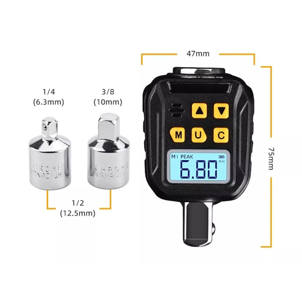 Digital Torque Wrench Tester with Backlight & Alarm, Dual Modes, 4 Units (1.5-30Nm, ATE-30)