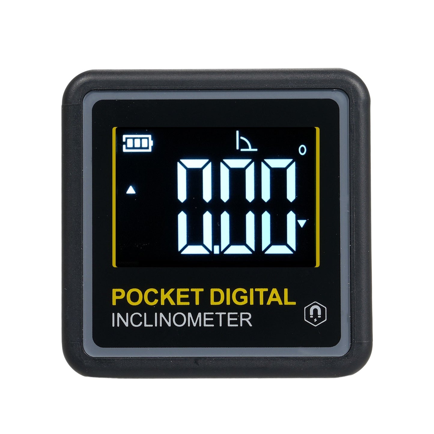 Portable Digital Inclinometer, 90° Multifunctional Protractor with LCD Backlight & Magnetic Base for Woodworking & Home Use - 2 Modes, Angle Finder & Ruler