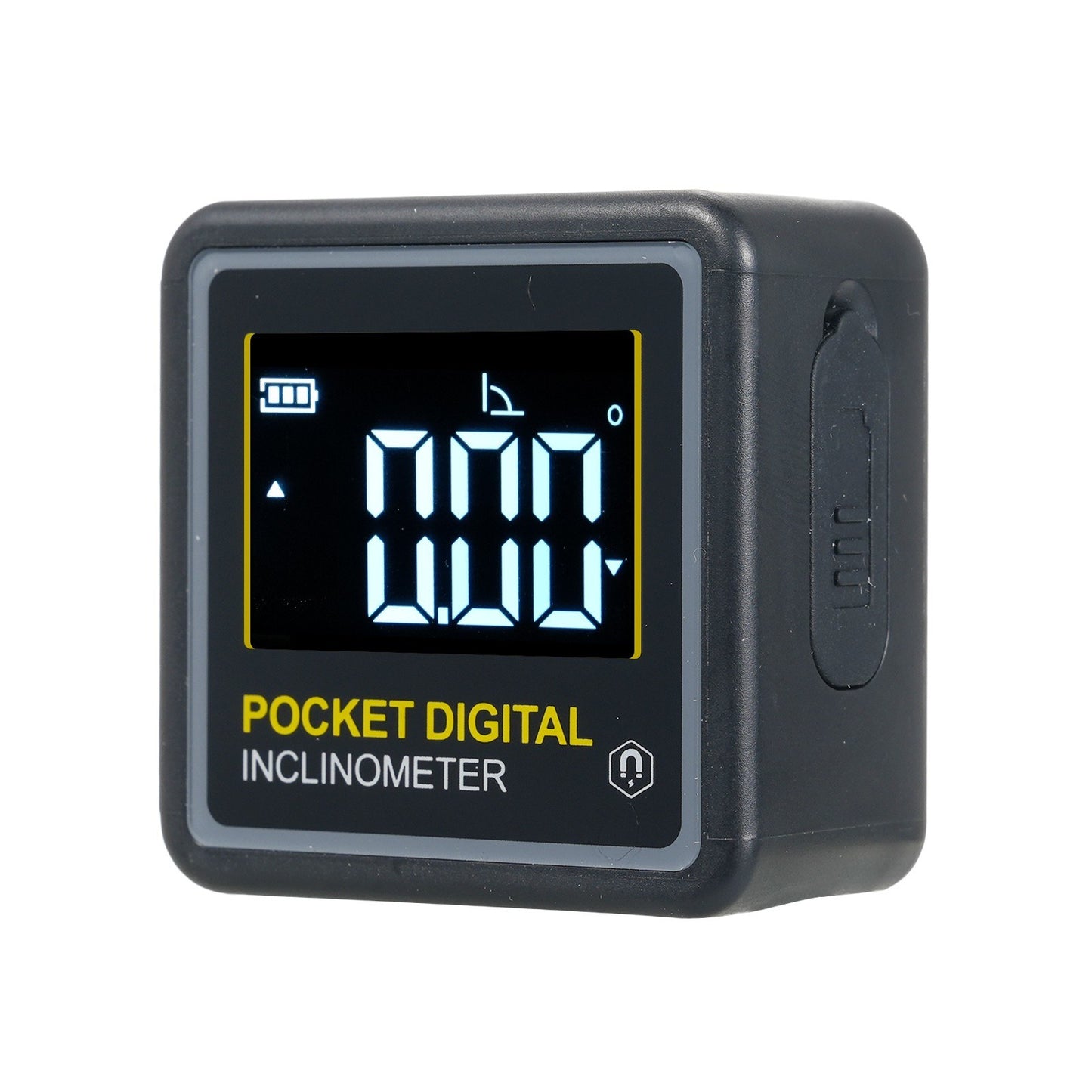 Portable Digital Inclinometer, 90° Multifunctional Protractor with LCD Backlight & Magnetic Base for Woodworking & Home Use - 2 Modes, Angle Finder & Ruler