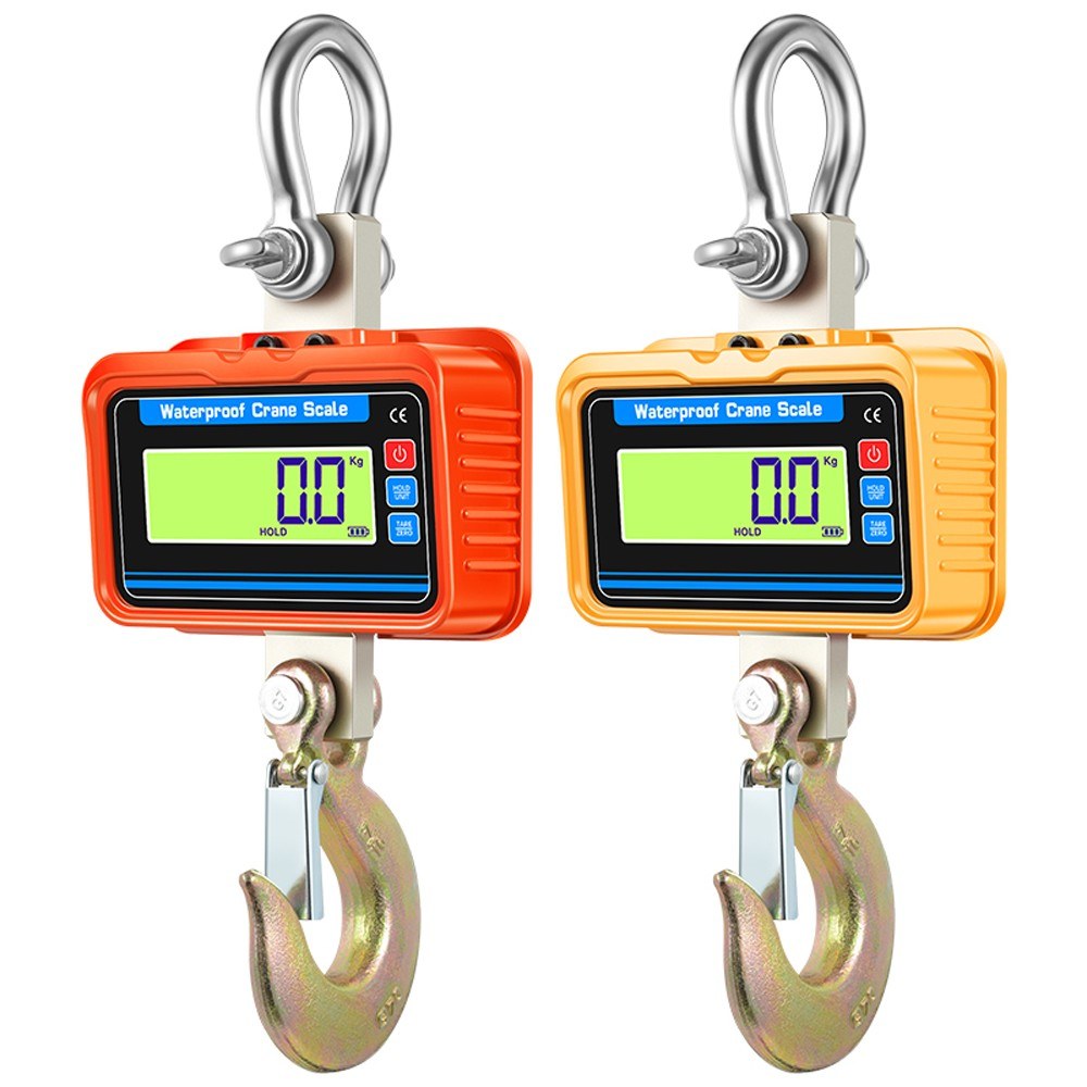 Waterproof Heavy Duty Digital Luggage Scale with Remote Controller - High Accuracy, Multifunctional Display, Hook Hung Design
