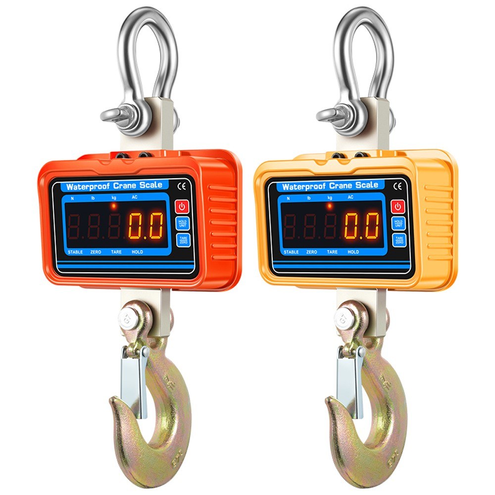 Waterproof Heavy Duty Digital Luggage Scale with Remote Controller - High Accuracy, Multifunctional Display, Hook Hung Design
