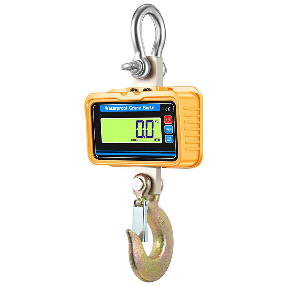 Waterproof Heavy Duty Digital Luggage Scale with Remote Controller - High Accuracy, Multifunctional Display, Hook Hung Design