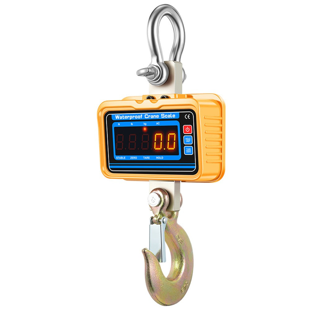 Waterproof Heavy Duty Digital Luggage Scale with Remote Controller - High Accuracy, Multifunctional Display, Hook Hung Design