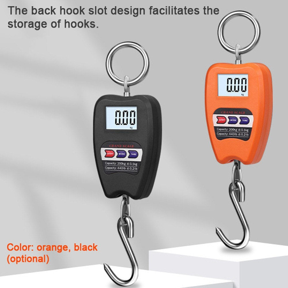 High Accuracy Portable Digital Luggage Scale with LCD Display and Hook