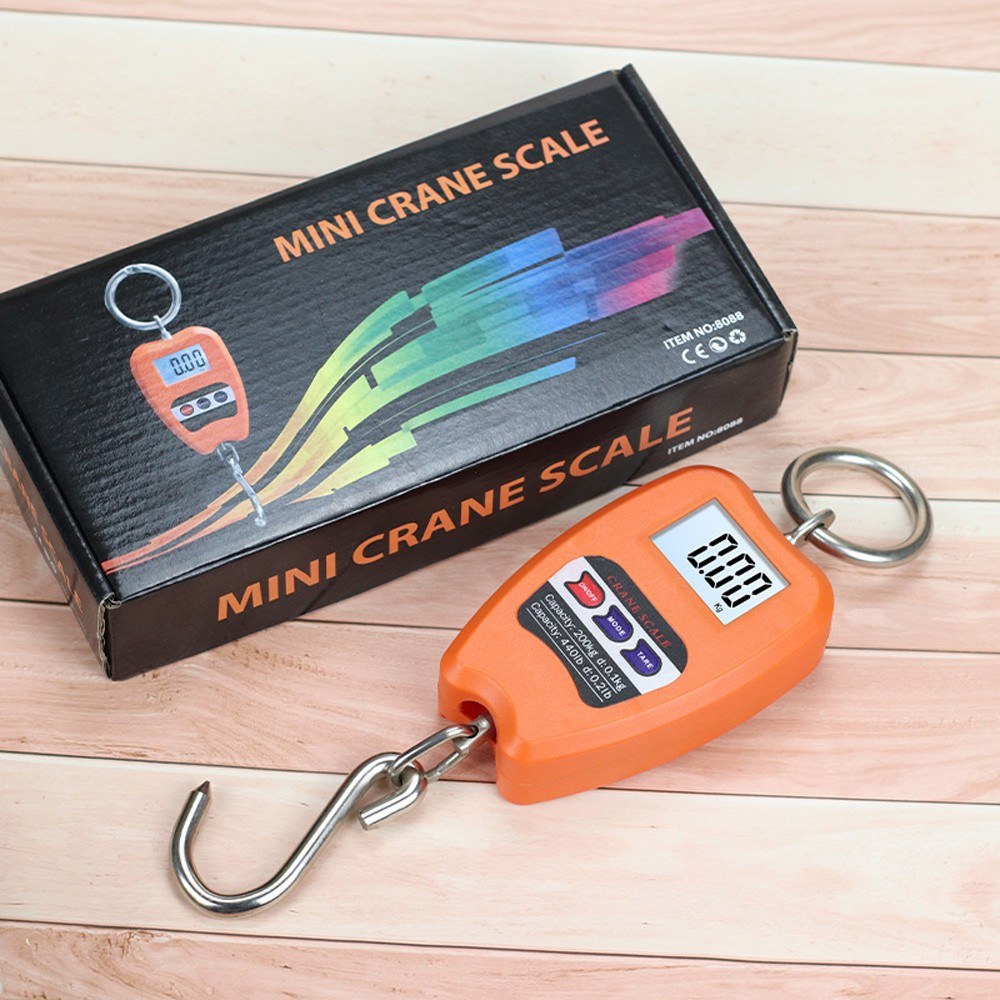 High Accuracy Portable Digital Luggage Scale with LCD Display and Hook