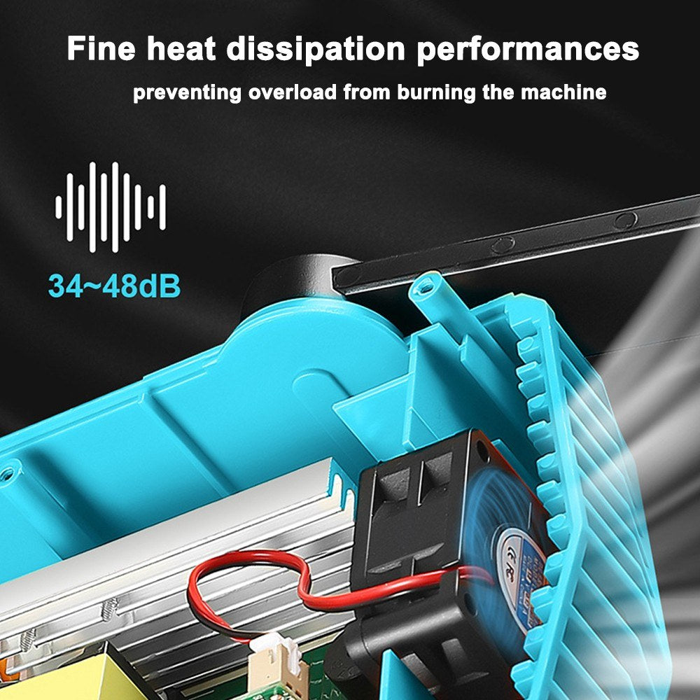 Portable Outdoor Battery Inverter & Tool Recharger - 110V to 220V Modified Sine Wave