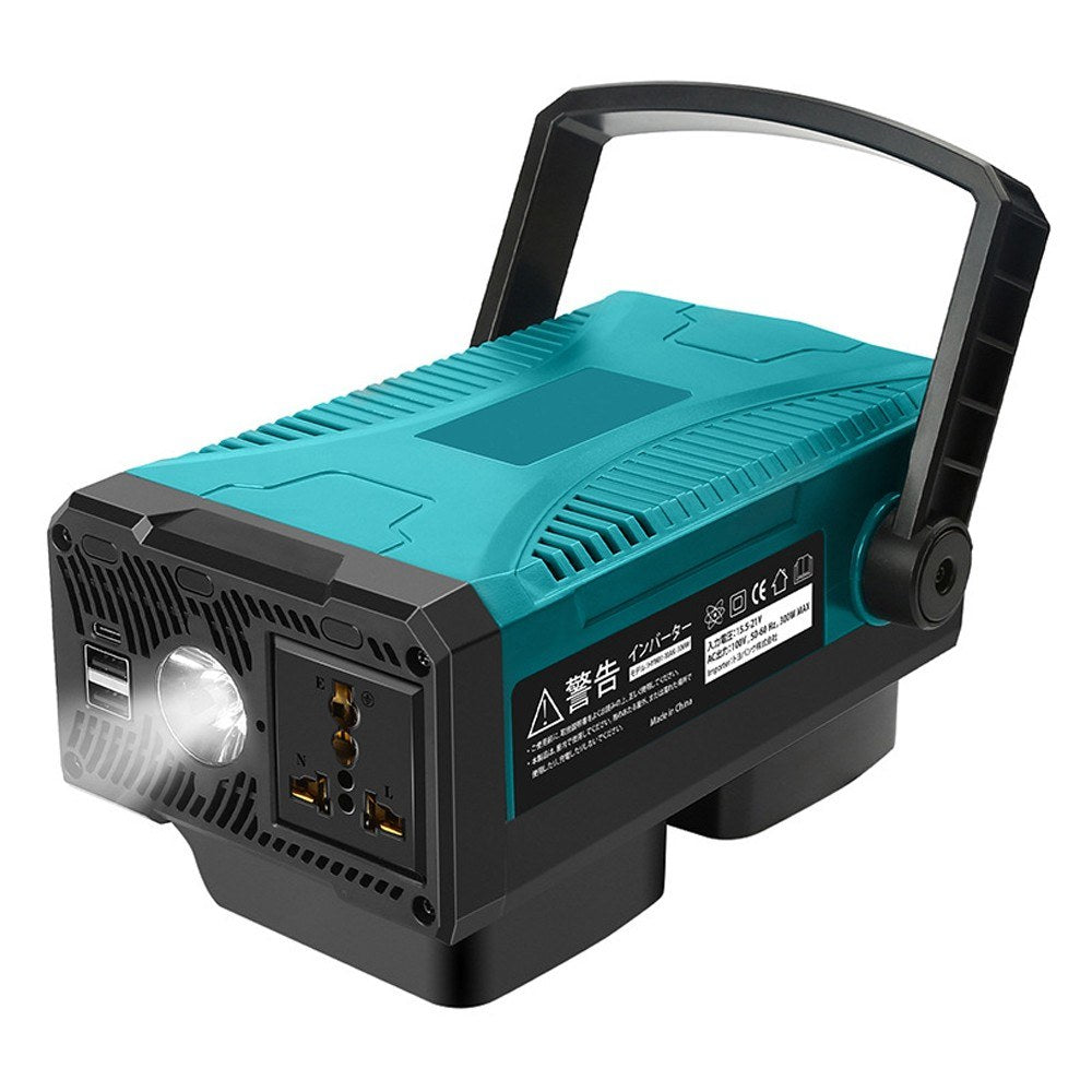 Portable Outdoor Battery Inverter & Tool Recharger - 110V to 220V Modified Sine Wave