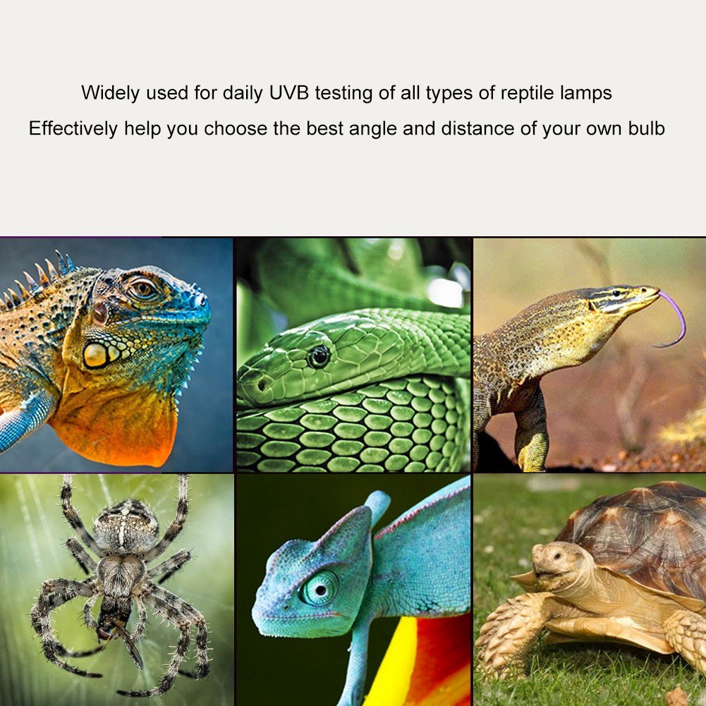 Digital High Accuracy UVB Meter with LCD Display for Reptiles - 0-1999 UW/cm² UVB Detector