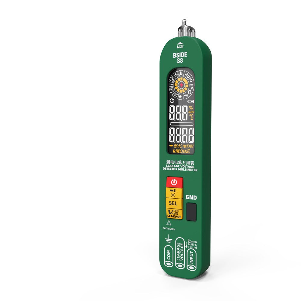 BSIDE S8 3-in-1 Digital Multimeter & Thermometer with EBTN Backlight Display, 6000 Counts