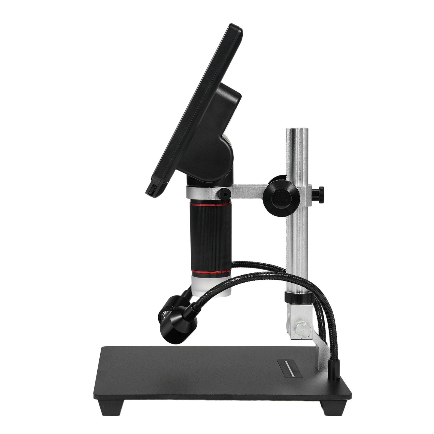 8 4K HD Video Microscope with 13MP Camera, Anti-glare IPS Screen, 1X-8X Zoom, USB for Android/iOS, Ideal for Soldering & Coin Collection