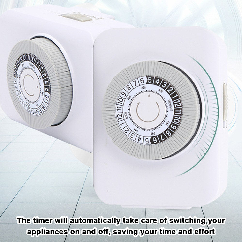 24-Hour Programmable Indoor Plug-in Timer Switch
