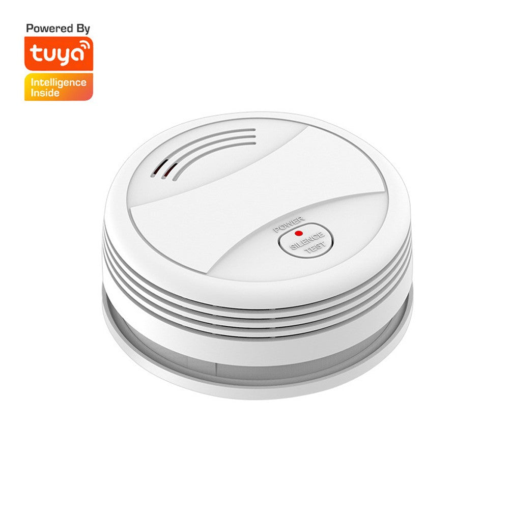Smart WiFi Smoke Detector: Fire Protection with Photoelectric Sensor, Sound/Light Alarm, and Mobile App Alerts