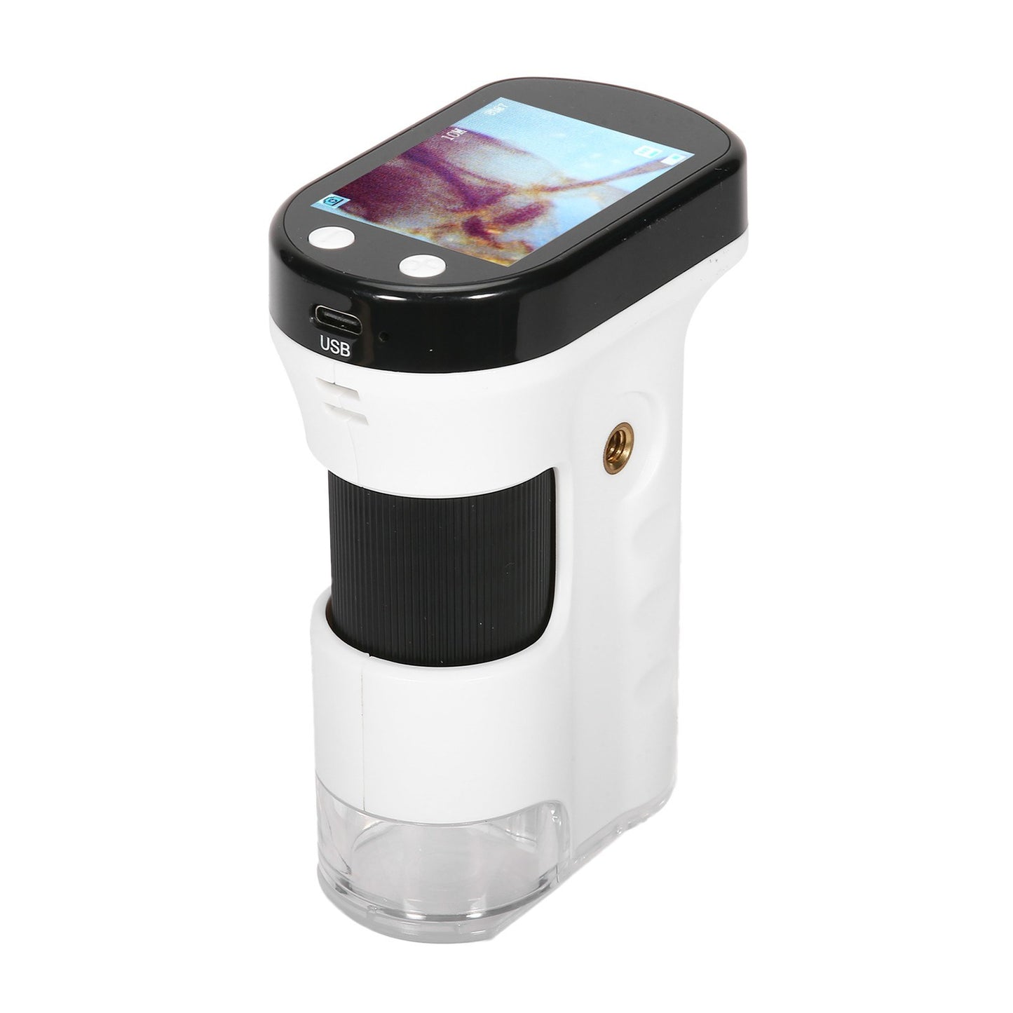 Rechargeable Portable Digital Microscope with 2.4-Inch LCD Screen – Handheld Mini Microscope for Kids, Biology, and Science Education