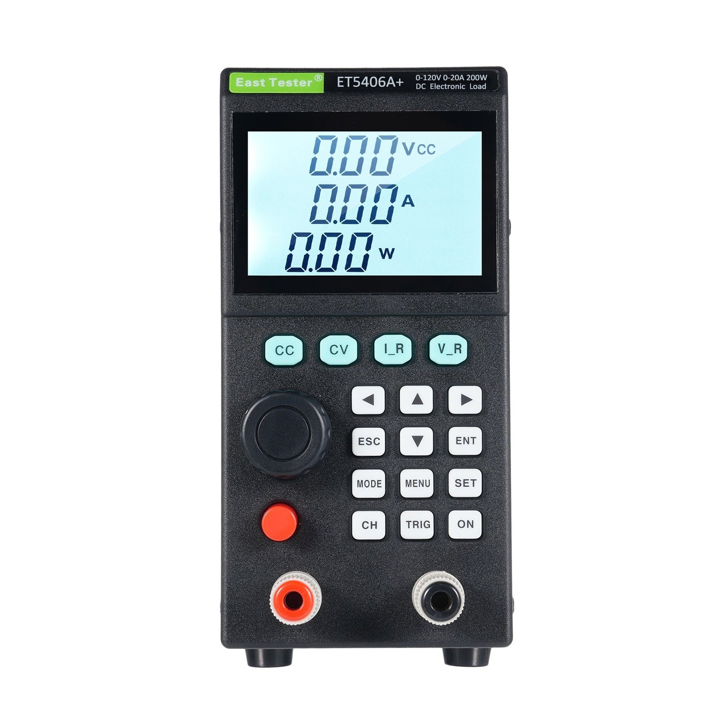 ET5406A+ 200W Programmable DC Load Tester, 0-120V/0-20A, 1mV/1mA Precision Mini Battery Tester for CC/CV Testing