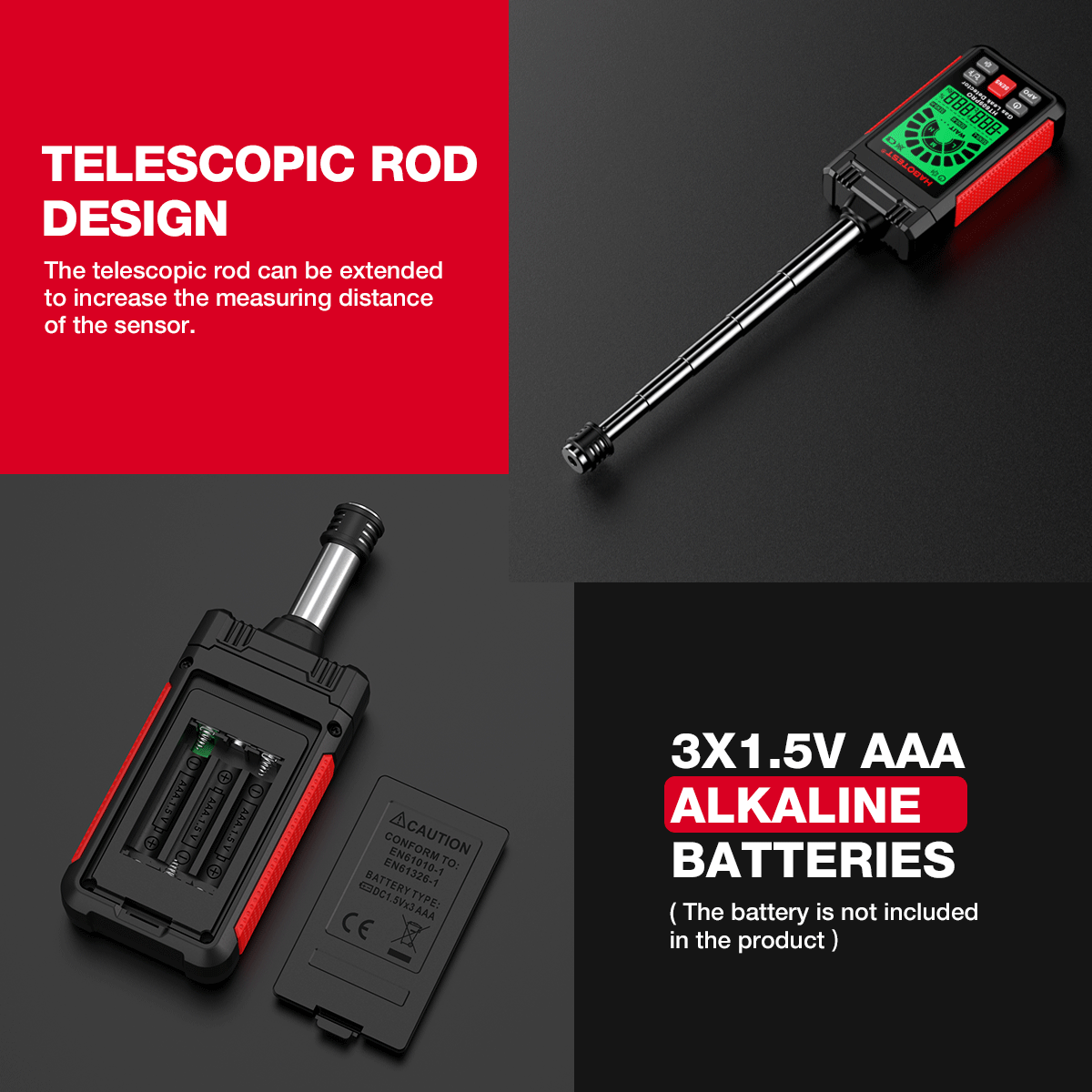 HT609PRO Gas Leak Detector | Natural Gas Detection | 50-1000PPM | HABOTEST
