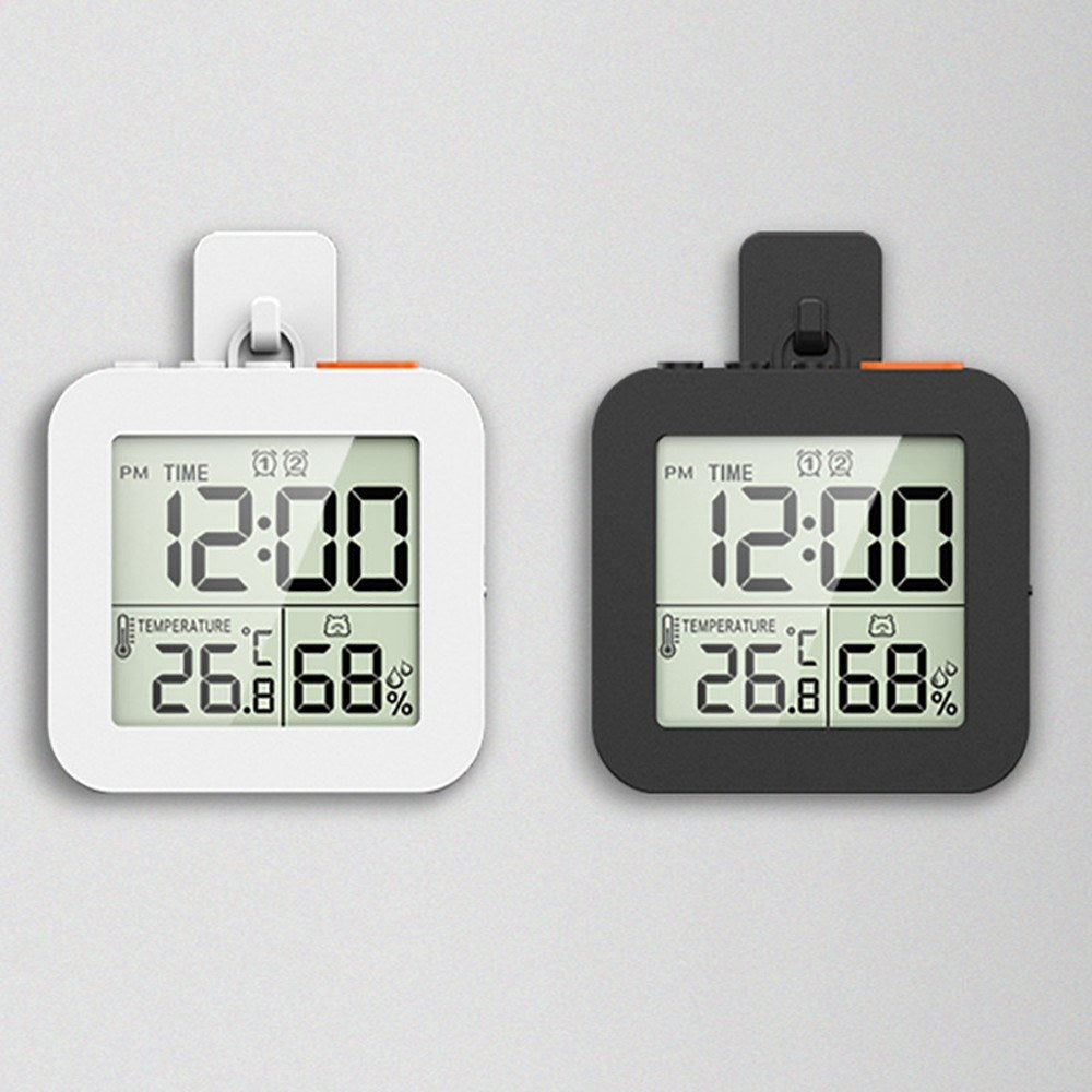 Multifunctional Hygrothermograph with LCD Display - Temperature & Humidity Meter, Recyclable Timer, Dual Alarm Clock