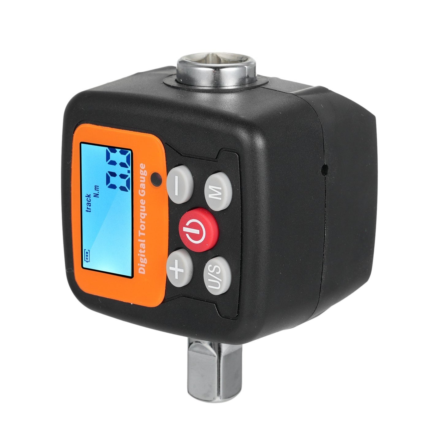 Digital Display Torque Meter with Adapters, High Accuracy, Backlit Display, Ideal for Automotive, Bike, Motorcycle, DIY, & Home Repairs