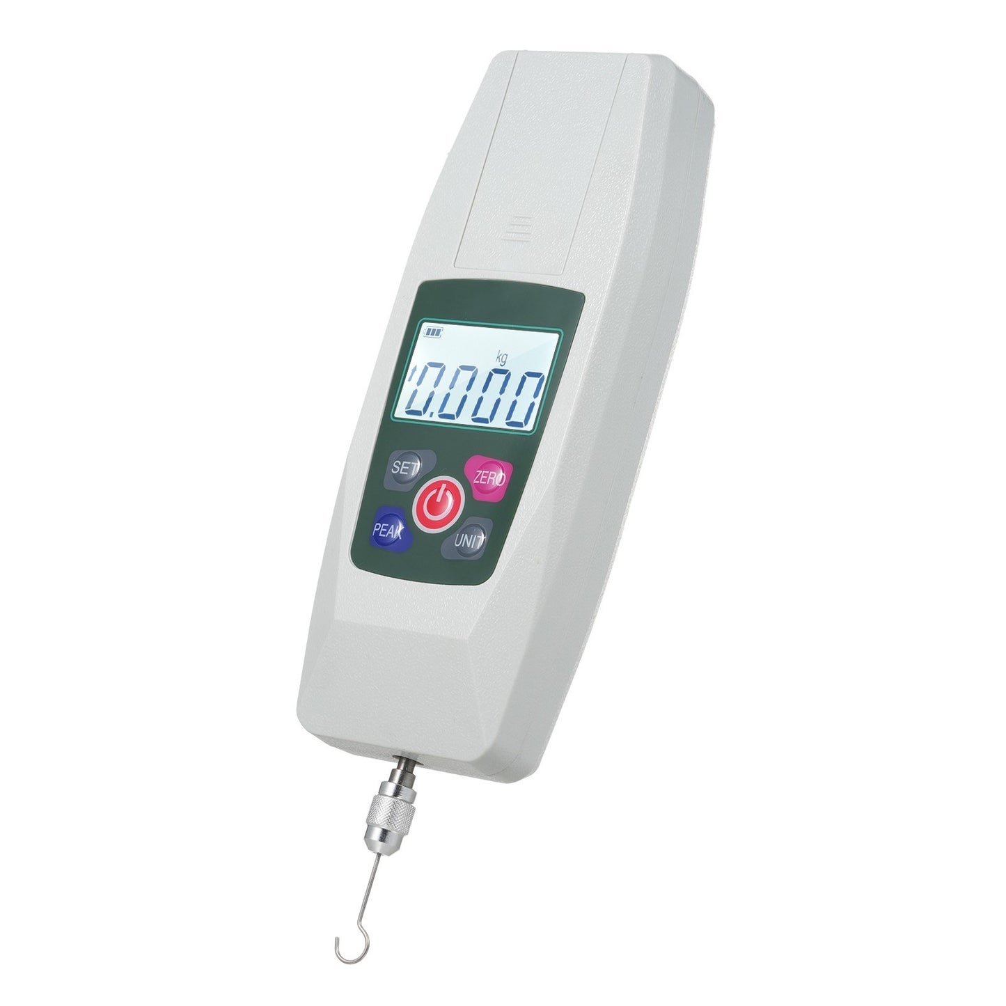 Digital Force Gauge Mini Dynamometer 50N/5kg/11lb/180oz with N/Kg/Lb/Oz Units, Auto Backlight & Buzzer, 1% Accuracy