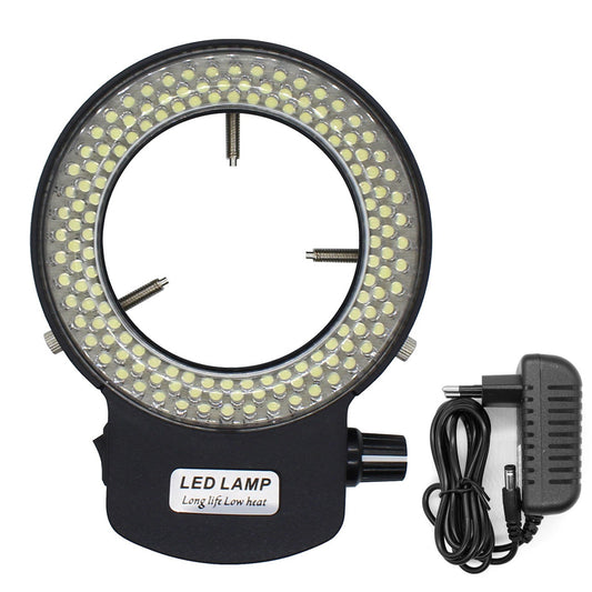 Adjustable LED Microscope Light with 114 Glareproof Beads for Enhanced Illumination