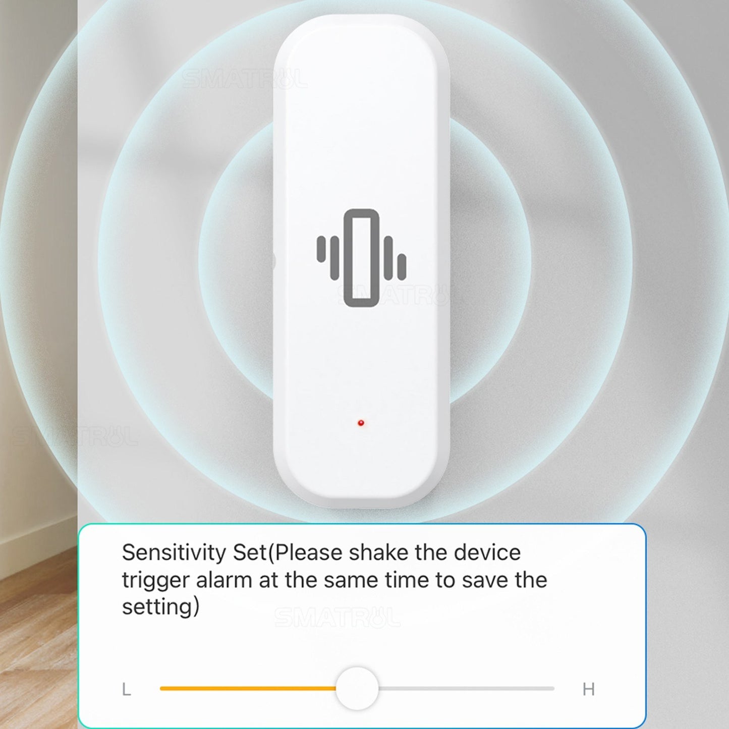 ZigBee 3.0 Smart Vibration Sensor - Real-Time Motion Detector for Tuya Gateways