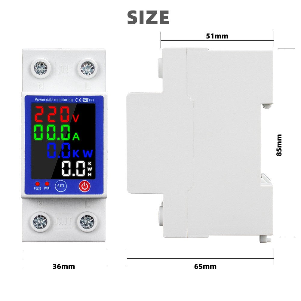 Intelligent Automatic Reclosing Circuit Breaker with LCD Display and Overcurrent Protection