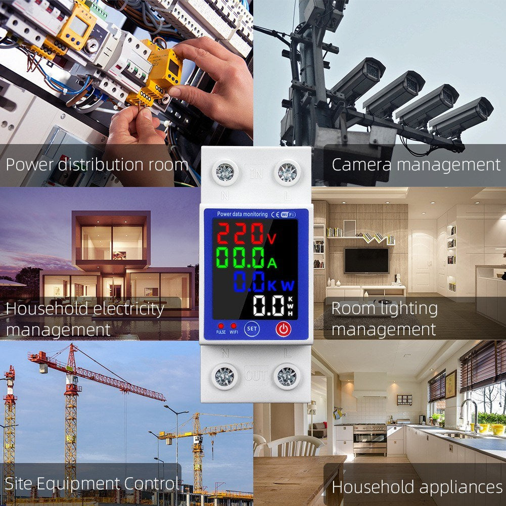 Intelligent Automatic Reclosing Circuit Breaker with LCD Display and Overcurrent Protection