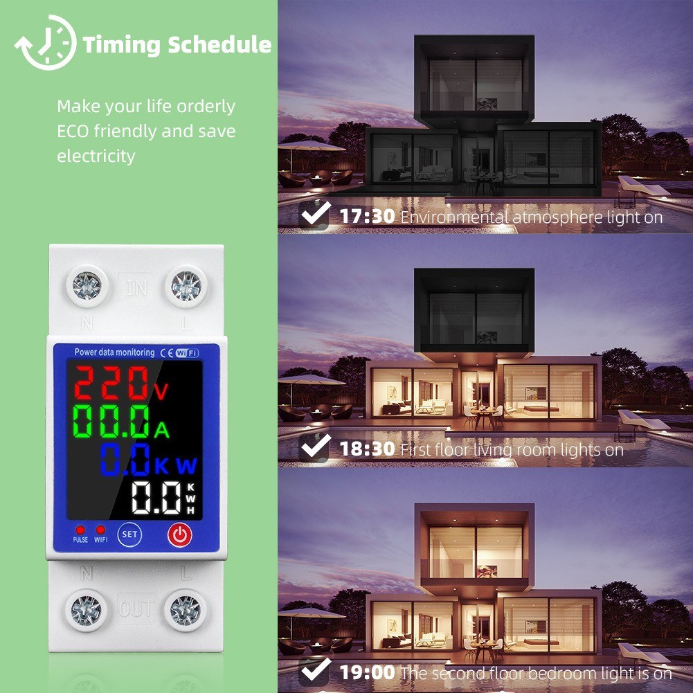 Intelligent Automatic Reclosing Circuit Breaker with LCD Display and Overcurrent Protection