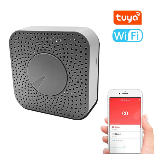 Portable Tuya WiFi Carbon Monoxide Detector & Household Air Quality Tester
