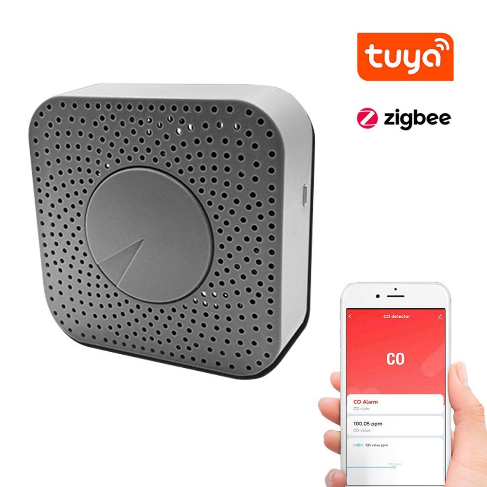 Portable Tuya WiFi Carbon Monoxide Detector & Household Air Quality Tester