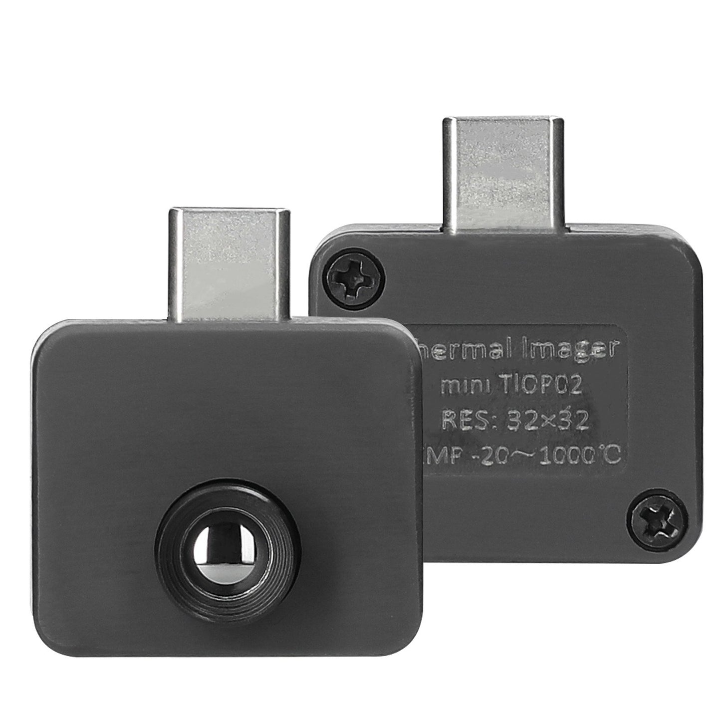 Compact Mobile Phone Thermal Imager: -20℃ to 1000℃ Range, 5 Color Palettes, Max/Min/Center Temp Measurement