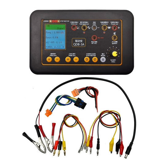 QDB-3A Automotive Ignition Coil & Injector Tester with Solenoid Valve and Stepper Motor Diagnostic Tool