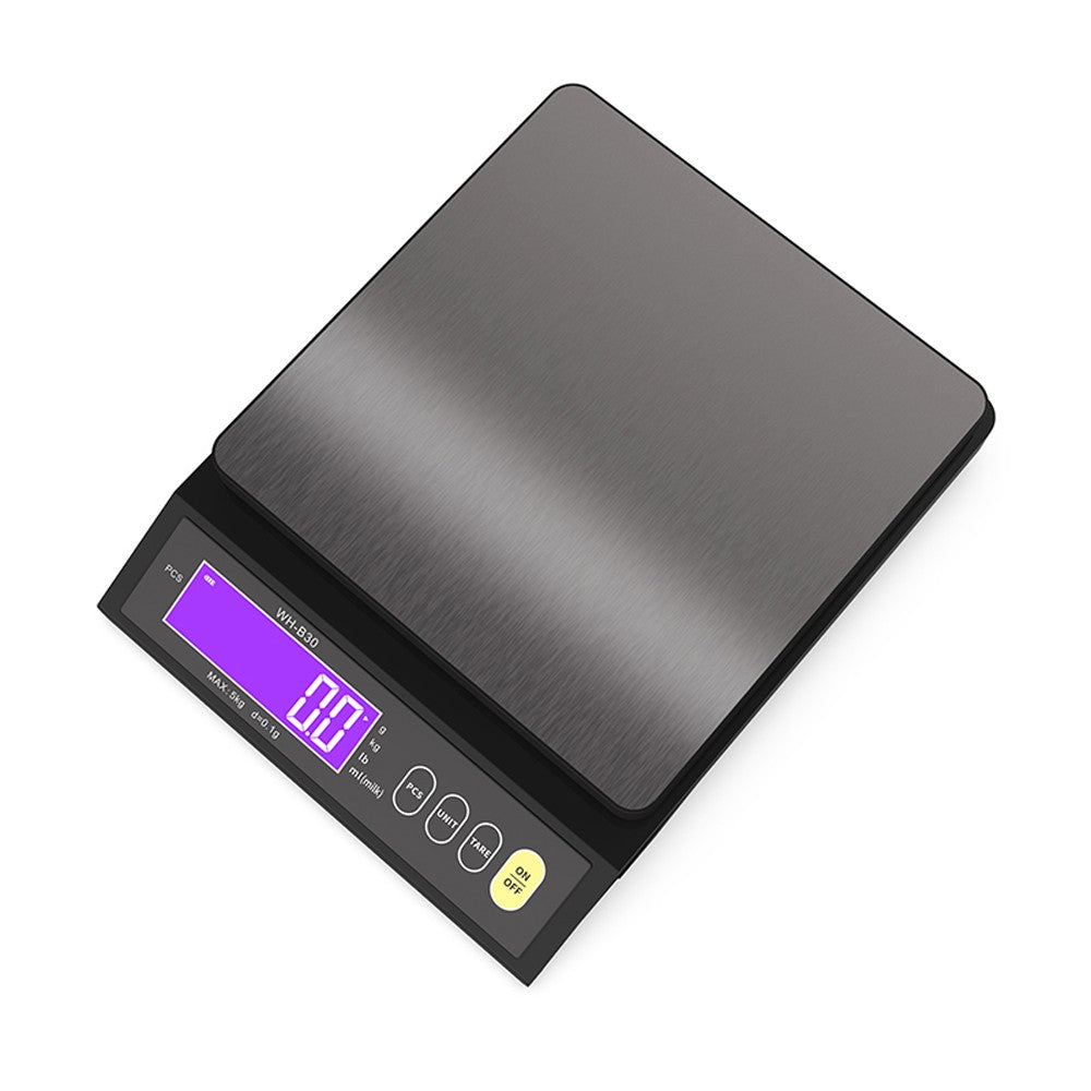 High Accuracy Rechargeable Kitchen Scale, IP67 Waterproof, with Counting, Tare, Zeroing, Auto Power Off & Unit Conversion